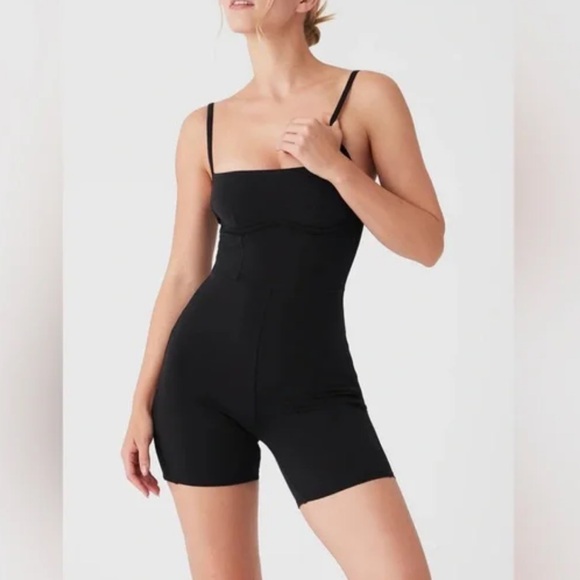 ALO Yoga Other - ALO Yoga Airbrush Mesh Everlasting Onesie Size S Black Activewear Stretch Chic